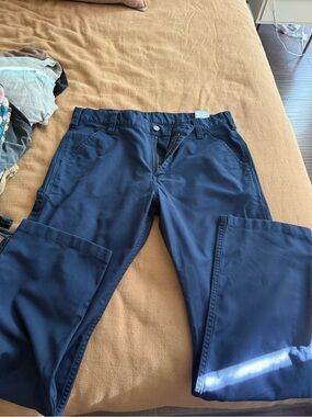 Carhartt Navy Work Chinos for Men